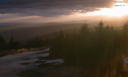 Lysá hora, pohled na západ