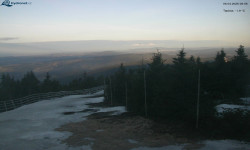 Lysá hora, pohled na západ