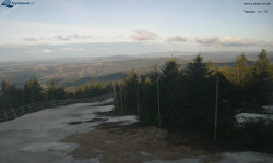 Lysá hora, pohled na západ