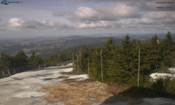 Lysá hora, pohled na západ