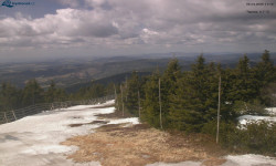 Lysá hora, pohled na západ