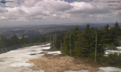 Lysá hora, pohled na západ