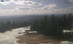 Lysá hora, pohled na západ