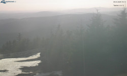 Lysá hora, pohled na západ