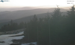 Lysá hora, pohled na západ