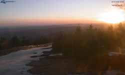 Lysá hora, pohled na západ