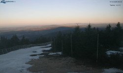 Lysá hora, pohled na západ