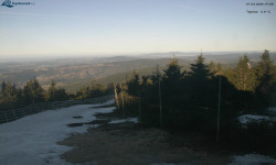 Lysá hora, pohled na západ