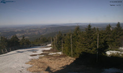 Lysá hora, pohled na západ