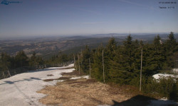 Lysá hora, pohled na západ