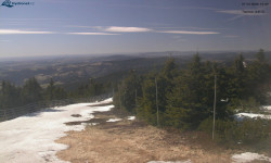 Lysá hora, pohled na západ