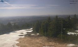 Lysá hora, pohled na západ