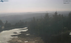 Lysá hora, pohled na západ