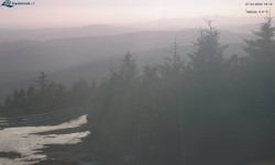 Lysá hora, pohled na západ