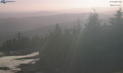 Lysá hora, pohled na západ