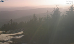 Lysá hora, pohled na západ