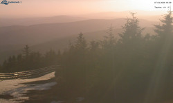 Lysá hora, pohled na západ