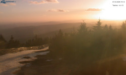 Lysá hora, pohled na západ