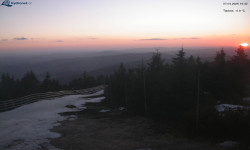 Lysá hora, pohled na západ