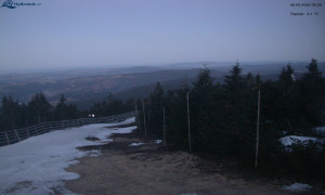 Město Rokytnice nad Jizerou - Lysá hora, pohled na západ - 8.4.2026 v 06:01 Město Rokytnice nad Jizerou - Lysá hora, pohled na západ - 8.4.2026 v 06:01