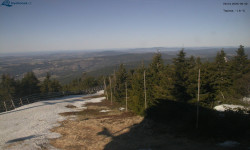 Lysá hora, pohled na západ