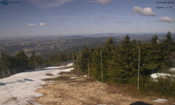 Lysá hora, pohled na západ