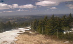 Lysá hora, pohled na západ