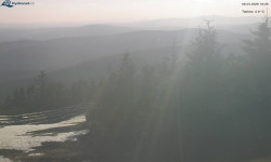 Lysá hora, pohled na západ