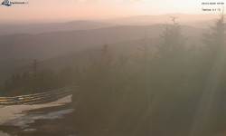 Lysá hora, pohled na západ