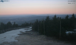 Lysá hora, pohled na západ