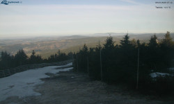 Lysá hora, pohled na západ