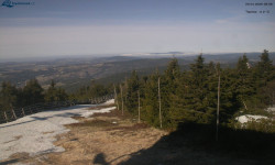 Lysá hora, pohled na západ