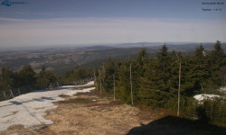 Lysá hora, pohled na západ