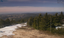 Lysá hora, pohled na západ