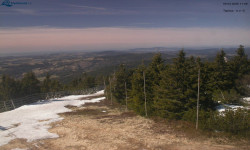 Lysá hora, pohled na západ