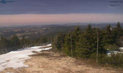 Lysá hora, pohled na západ