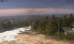 Lysá hora, pohled na západ