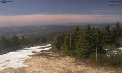 Lysá hora, pohled na západ