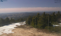 Lysá hora, pohled na západ