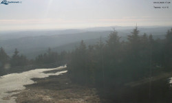 Lysá hora, pohled na západ