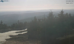 Lysá hora, pohled na západ