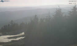 Lysá hora, pohled na západ