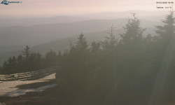 Lysá hora, pohled na západ