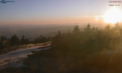 Lysá hora, pohled na západ