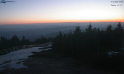 Lysá hora, pohled na západ