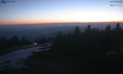 Lysá hora, pohled na západ