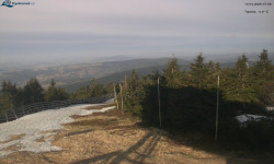 Lysá hora, pohled na západ