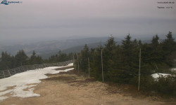 Lysá hora, pohled na západ