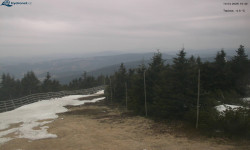 Lysá hora, pohled na západ