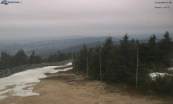 Lysá hora, pohled na západ